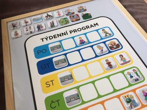 Projekt do rodinné výchovy - Můj týdenní program