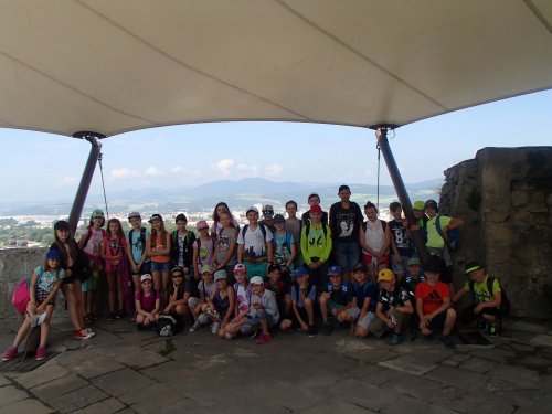Zájezd na Trenčínský hrad a koupání na Zelené žabě