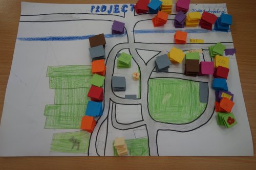 Projekt do angličtiny - Map of my town