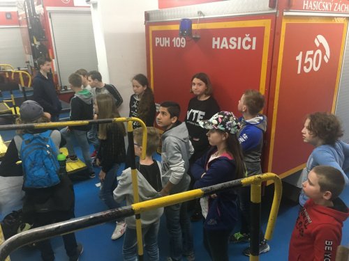 Hasík - návštěva hasičské zbrojnice v Uherském Hradišti