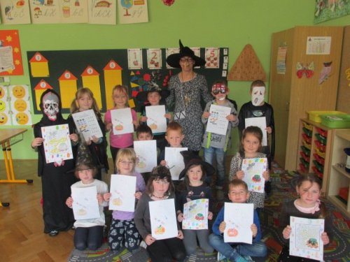 Halloweenské učení
