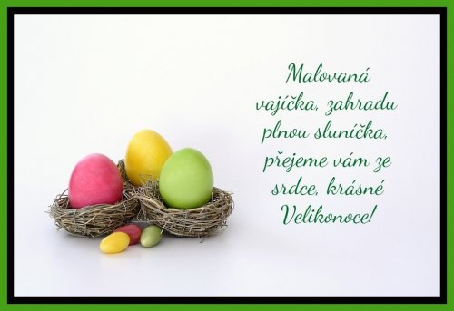 Přejeme Vám krásné Velikonoce
