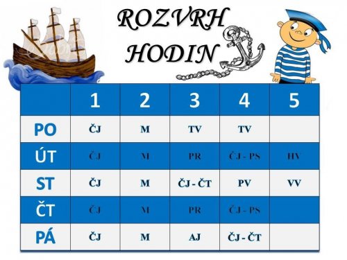Rozvrh