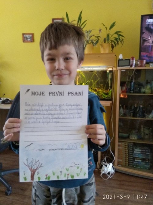 Naše první tvůrčí psaní